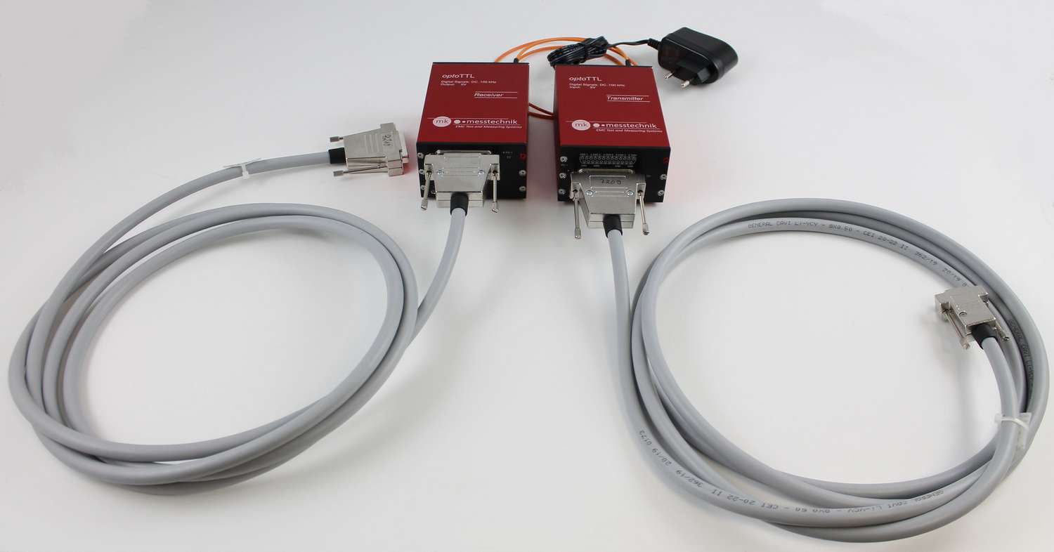 optoTTL für RC-LISN mit Adapterkabeln